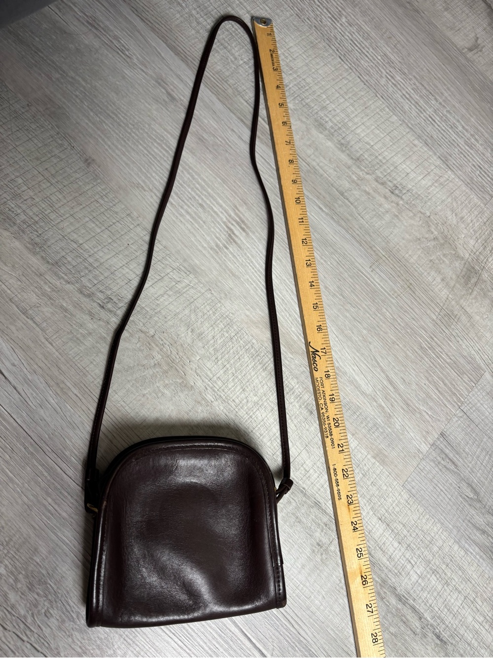 Vintage Coach Abby Crossbody Brown - Picture 10 of 13